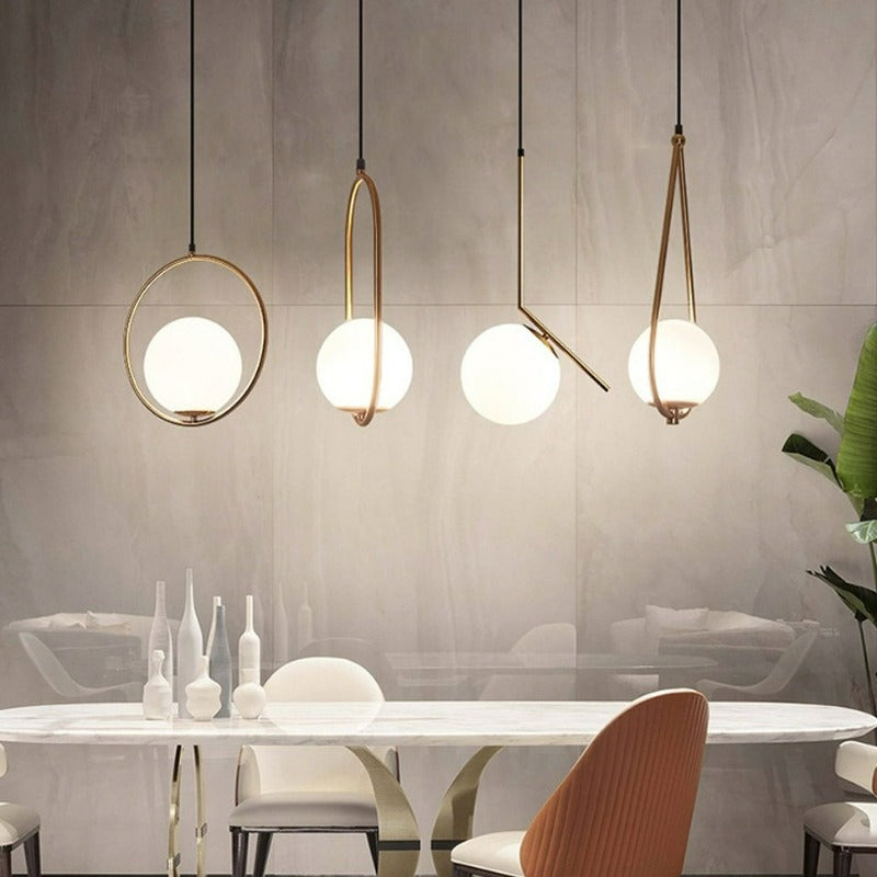 Modern Nordic Glass Pendant Lamps | Bowlift