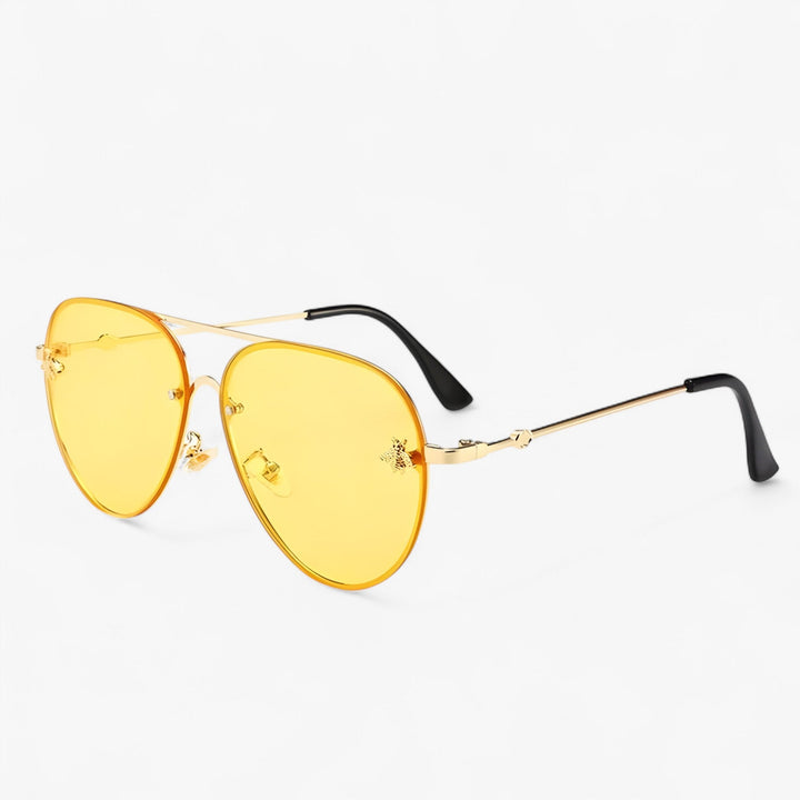 Vintage Pilot Sunglasses with Bee Detail – Halcyon | Bowlift