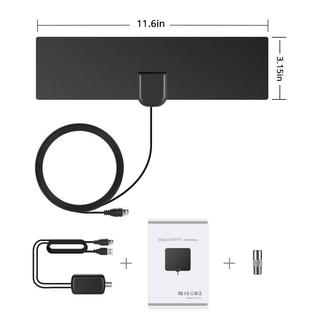 BowLift | HDTV Antenna with Amplifier Signal Booster Indoor