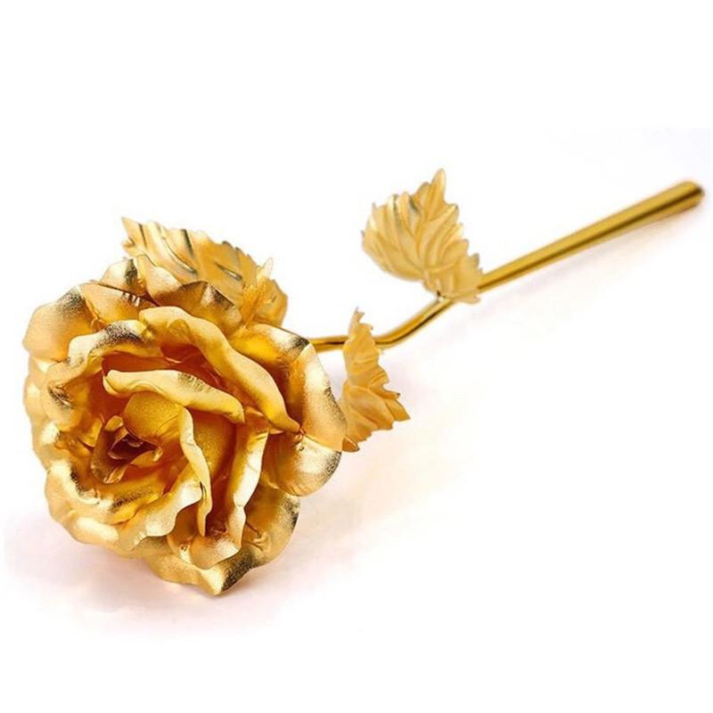 24k Gold Foil Rose - With Box | Bowlift