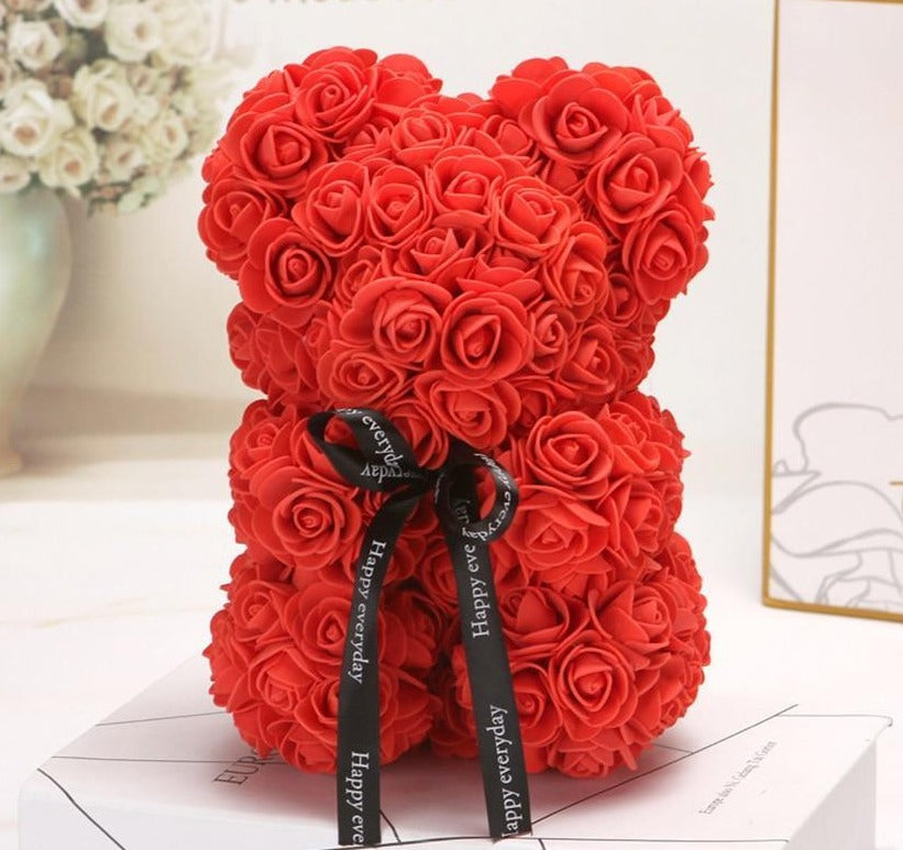 BowLift | Rose Bear Uk | Handmade Luxury Flower Rose Love Teddy Bear