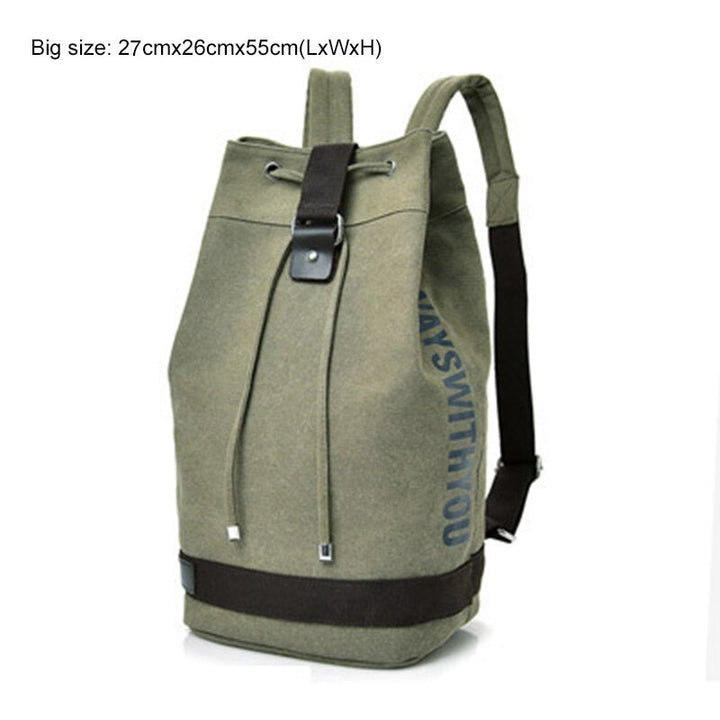 BowLift | Nomad Friendly Canvas Bucket Bag Backpack