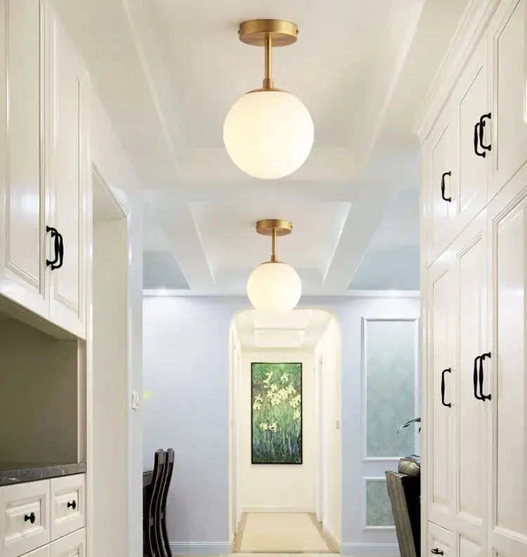 BowLift | Elegant ball ceiling lamp with LED bulb for your chic space
