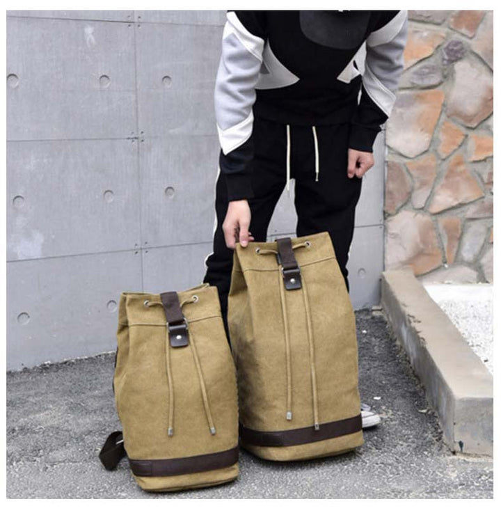 BowLift | Nomad Friendly Canvas Bucket Bag Backpack