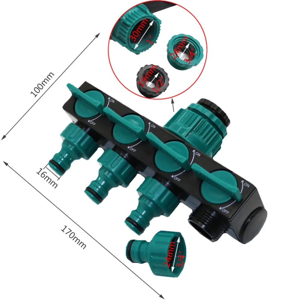 BowLift | 4 Way Water Splitters Valve