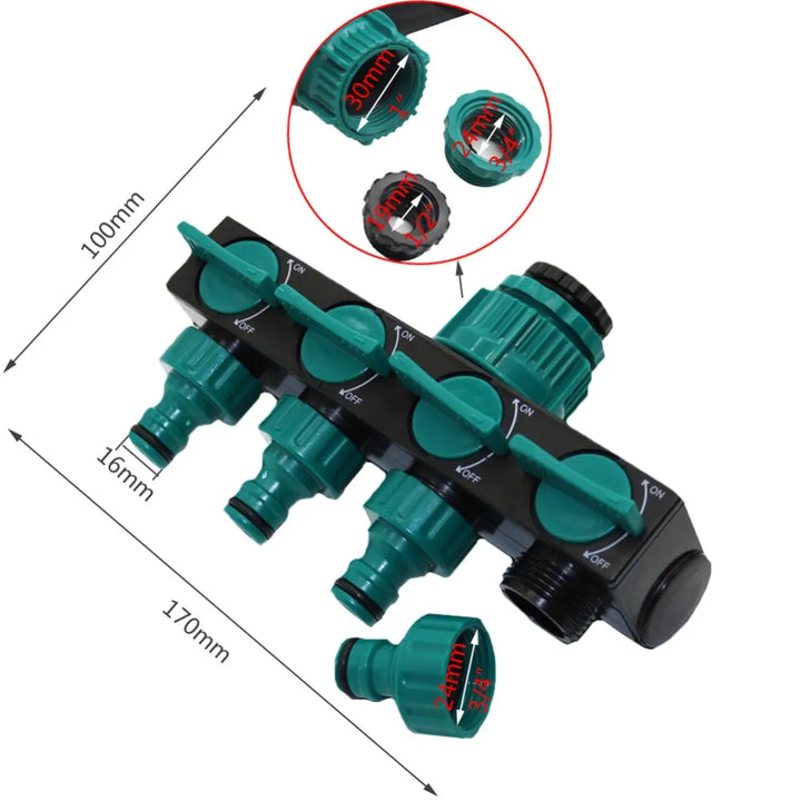 BowLift | 4 Way Water Splitters Valve