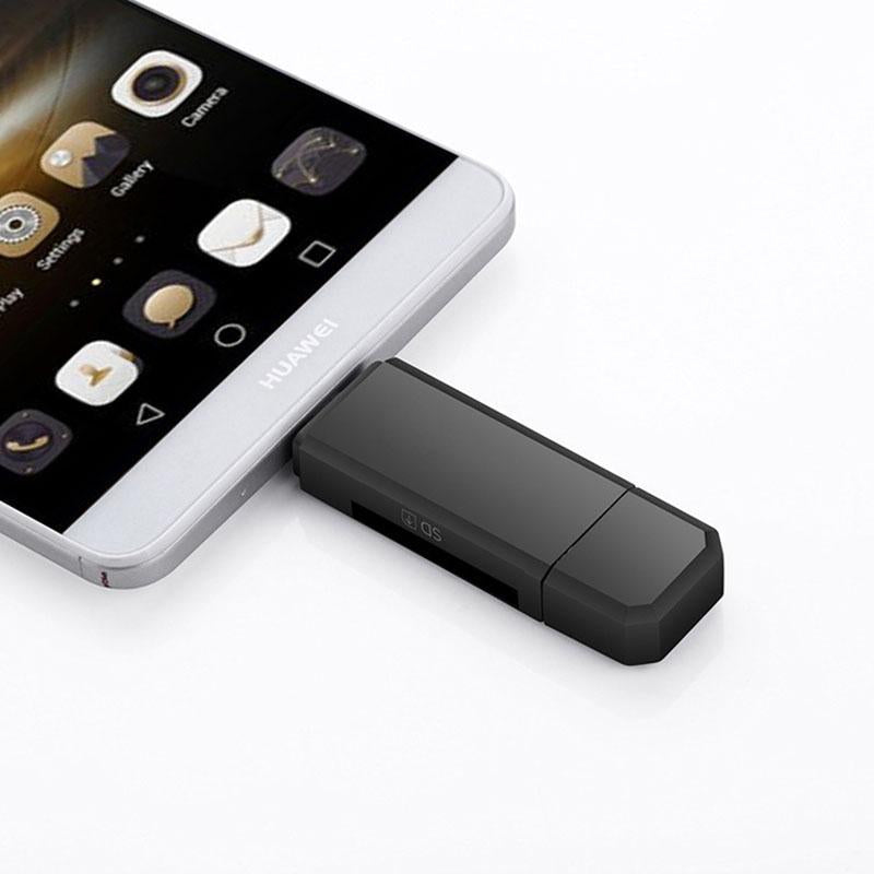 BowLift | 2 In 1 USB OTG Android Card Reader