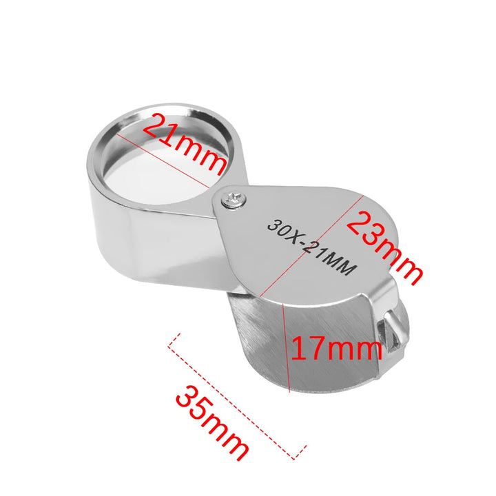 Metal Ultra Vision Glass Magnifier | Bowlift