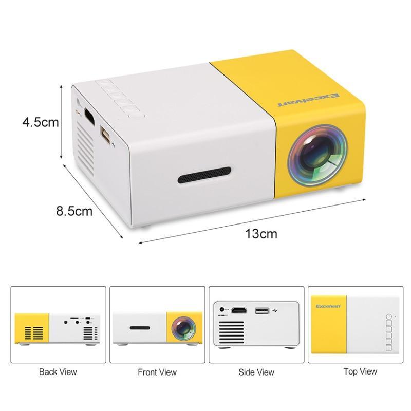 BowLift | 1080P Mini Portable Projector - Fits in the Palm of Your Hand