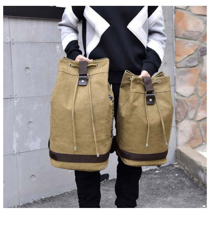 BowLift | Nomad Friendly Canvas Bucket Bag Backpack