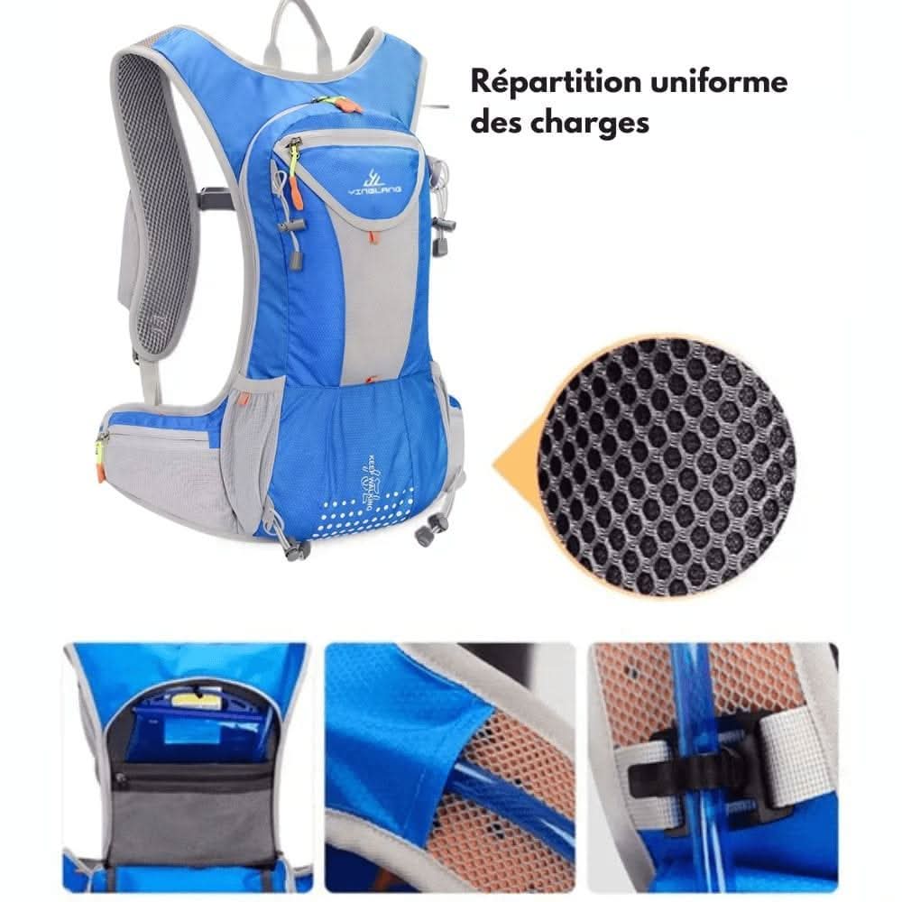 BowLift | Ultra-light drinking backpack with 2L system & storage for outdoor tours