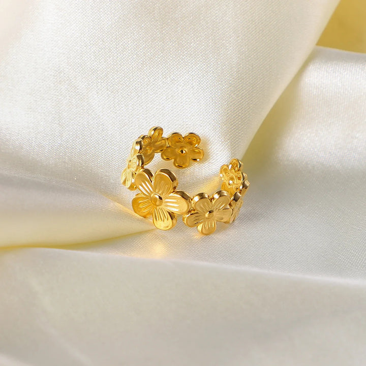 BowLift | Dainty Floral Wrap Ring
