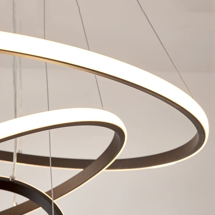 Stylish spiral ceiling lamp Bowlift