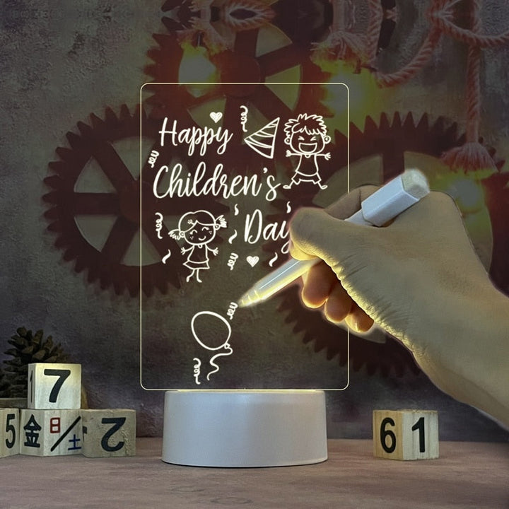 BowLift | Creative Note Board Led Table Lamp