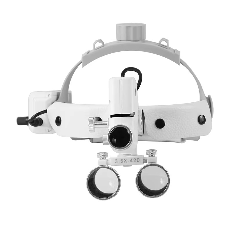 BowLift | ProVision 5W LED Dental & Surgical Headlamp with 3.5X Magnifying Binocular Loupes