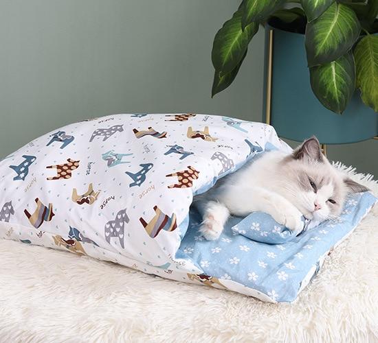 PurrfectNap Cat Sleeping Bag Bowlift