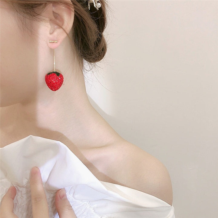 BowLift | Sweet Strawberry Zircon Earrings