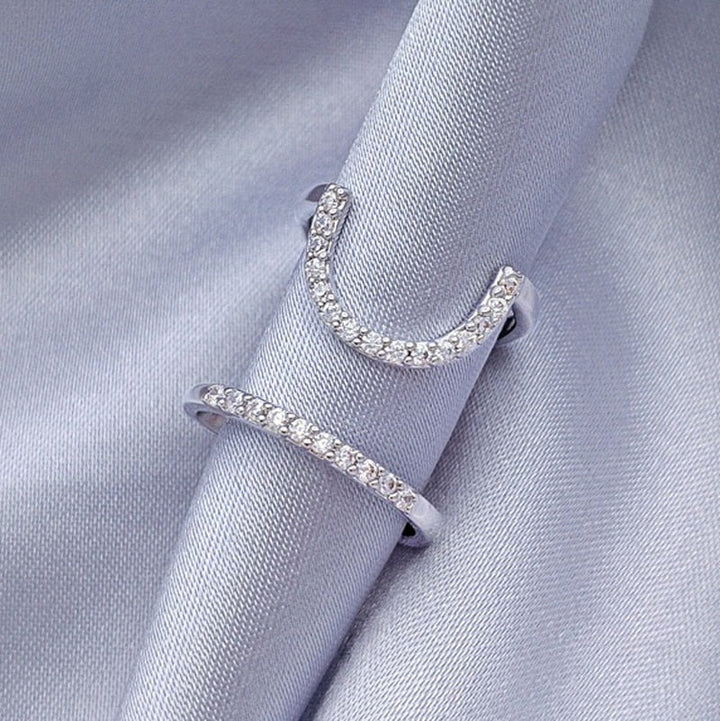 BowLift | Sleek Line Gothic Metal Thin Nail Rings