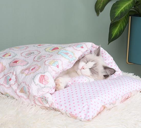 PurrfectNap Cat Sleeping Bag Bowlift