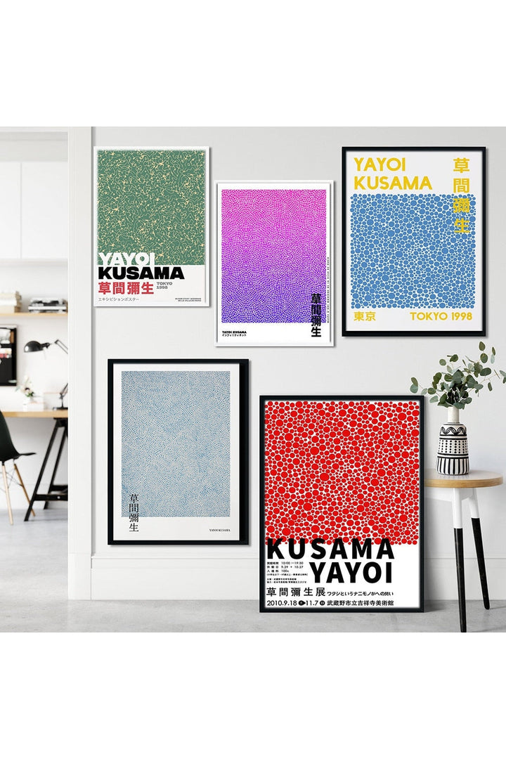 Kusama Inspired Psychedelic Poster | Bowlift