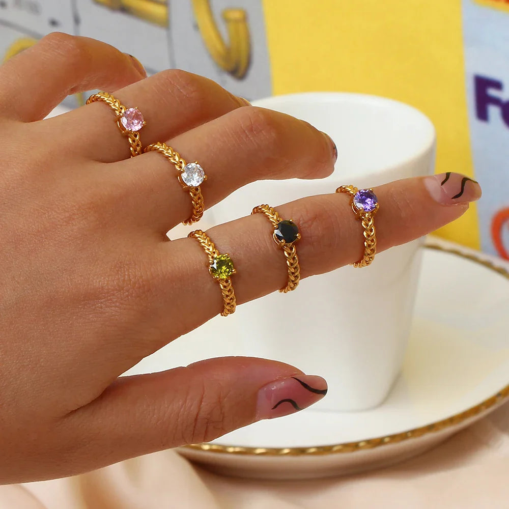 BowLift | Classy Woven Band Diamond Ring