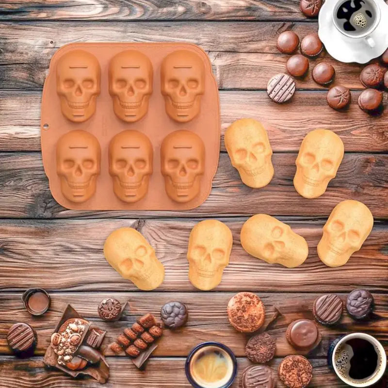 BowLift | Halloween 3D Skull Cake Pan