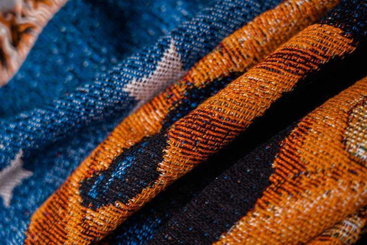 Halloween Cat Throw Blanket Bowlift