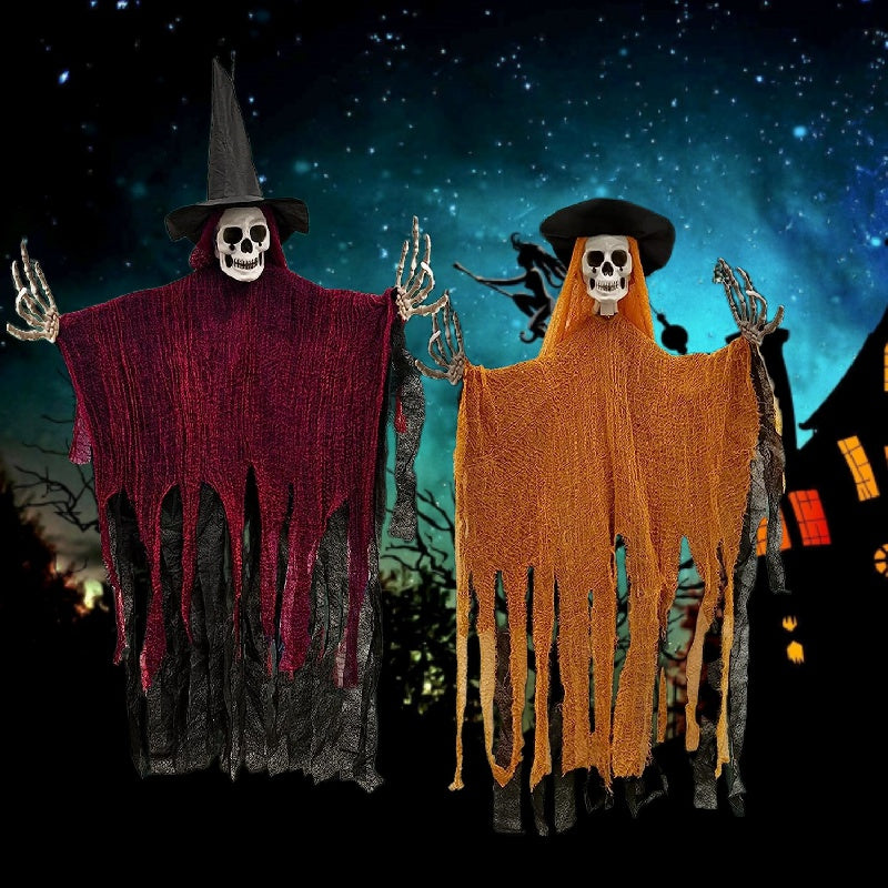 BowLift | Halloween Hanging Skeleton Ghost Decoration Set