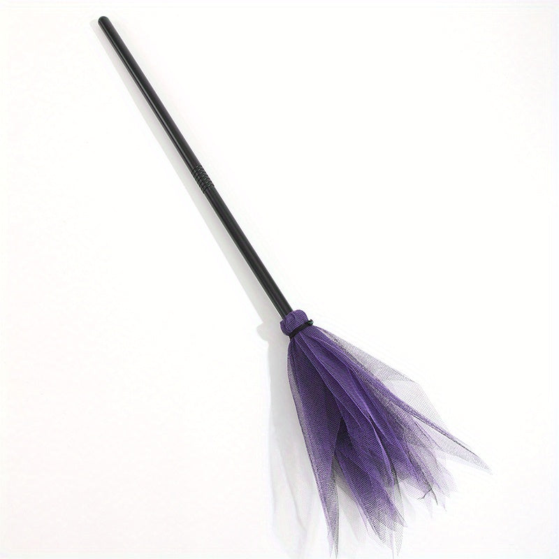 BowLift | Halloween Witch Broom – Plastic Party Prop for Spooky Fun Decor