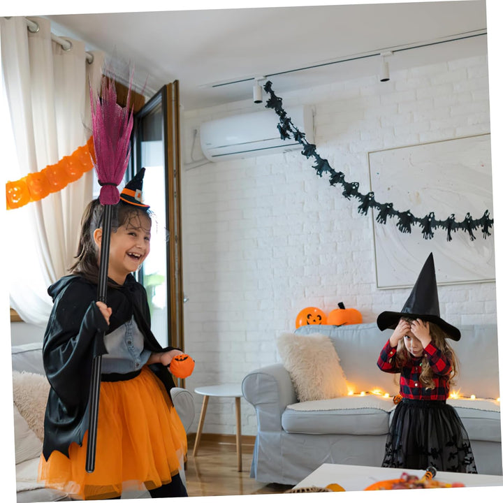 BowLift | Halloween Witch Broom – Plastic Party Prop for Spooky Fun Decor