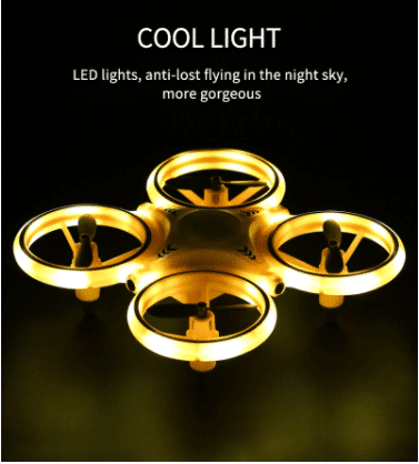 Drone-Hand-Quadcopter (with LED light and cool loop function) | Bowlift