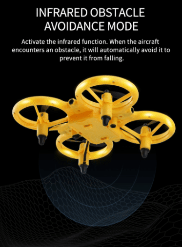 Drone-Hand-Quadcopter (with LED light and cool loop function) | Bowlift