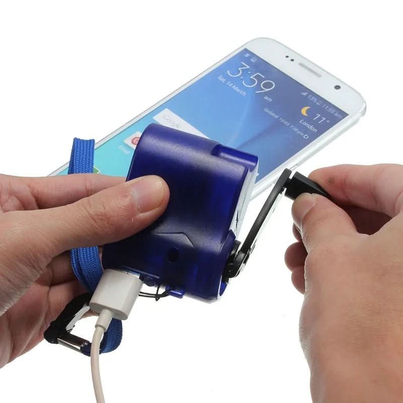 BowLift | Portable USB Emergency Charger with Hand Crank for Outdoor Adventures