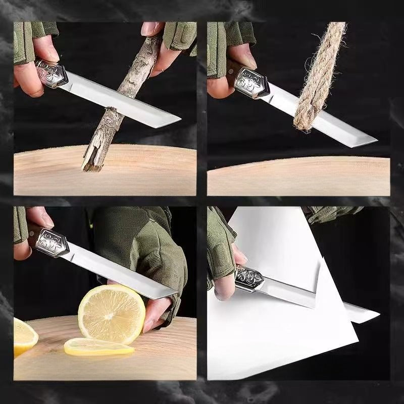 Handcrafted Japanese-Style Wooden Handle Utility Knife | Bowlift