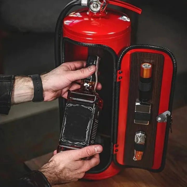 BowLift | Handmade Fire Extinguisher Minibar – Unique Gift Idea