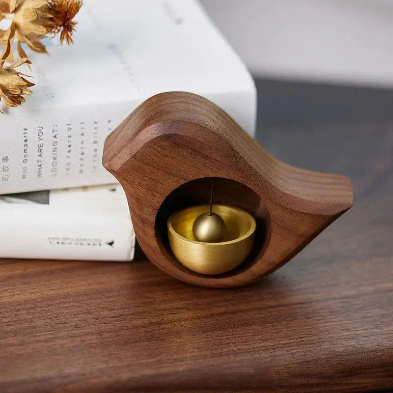 BowLift | Handmade wooden doorbell with cute bird – Charming and functional decoration