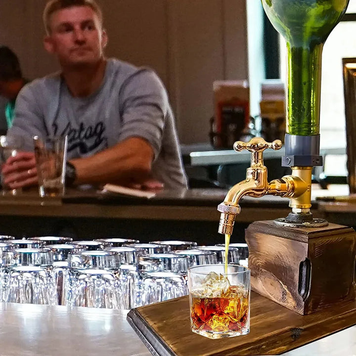 BowLift | Handcrafted Liquor Dispenser Made of Wood | Bar Accessories | Oktoberfest