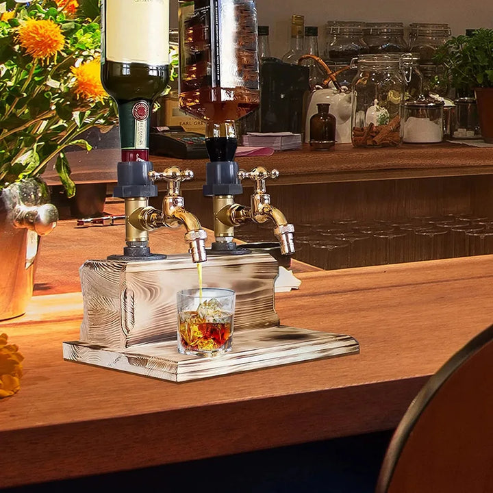 BowLift | Handcrafted Liquor Dispenser Made of Wood | Bar Accessories | Oktoberfest
