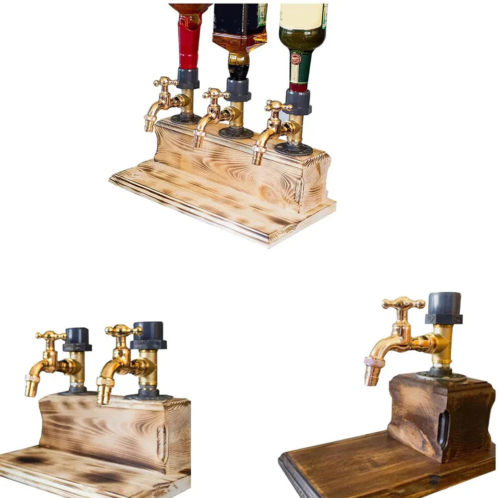BowLift | Handcrafted Liquor Dispenser Made of Wood | Bar Accessories | Oktoberfest