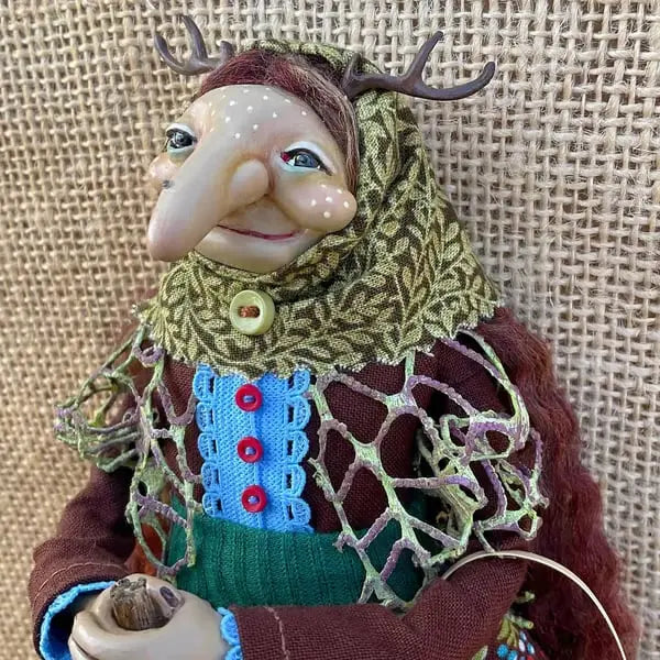 BowLift | Handmade Kitchen Witch – Brings Luck and PRedects Your Home!