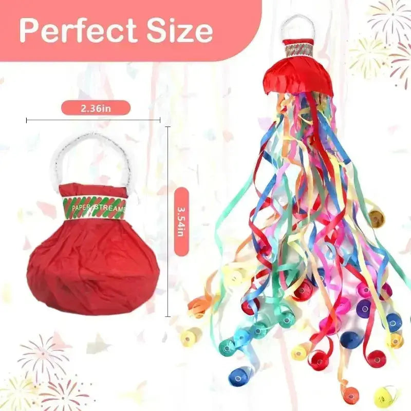 BowLift | Handy Paper Streamer – Colorful Decoration without Confetti Chaos