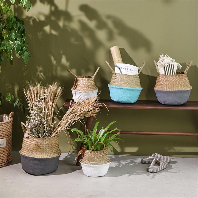 BowLift | Grey & White Seagrass Basket