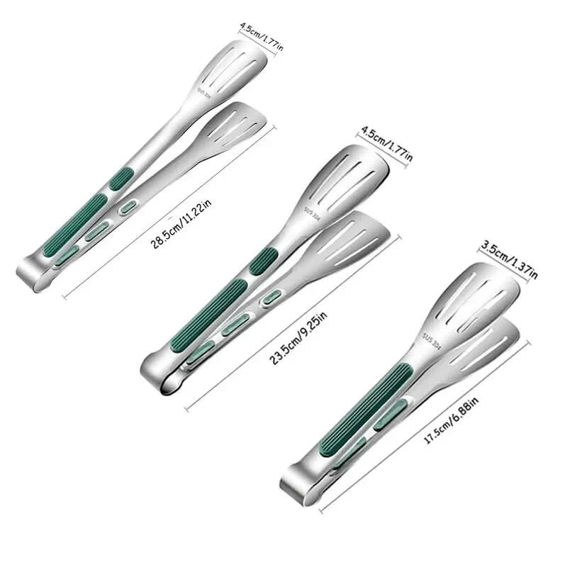 BowLift | Non-slip stainless steel tongs for meat, salad & bread