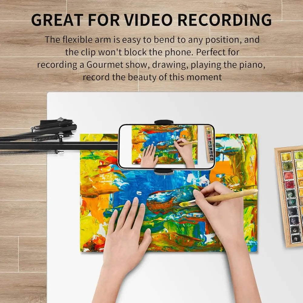 BowLift | Device holder for the bed with long arm – Holds devices up to 1.2 kg safely