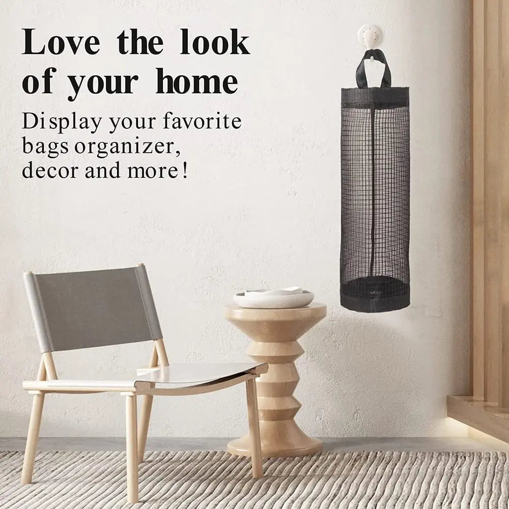 BowLift | Hanging Mesh Organizer for Bags – Neatly Store Plastic Bags