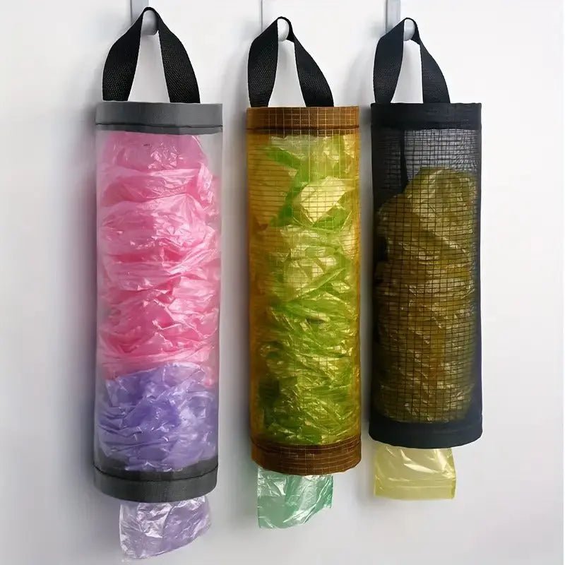 BowLift | Hanging Mesh Organizer for Bags – Neatly Store Plastic Bags