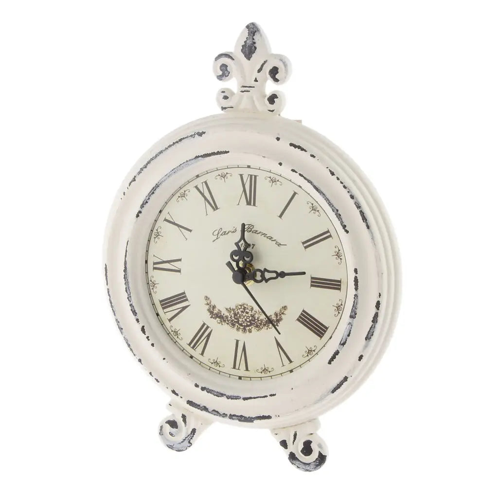 BowLift | Vintage Wooden Style Table Clock with Alarm