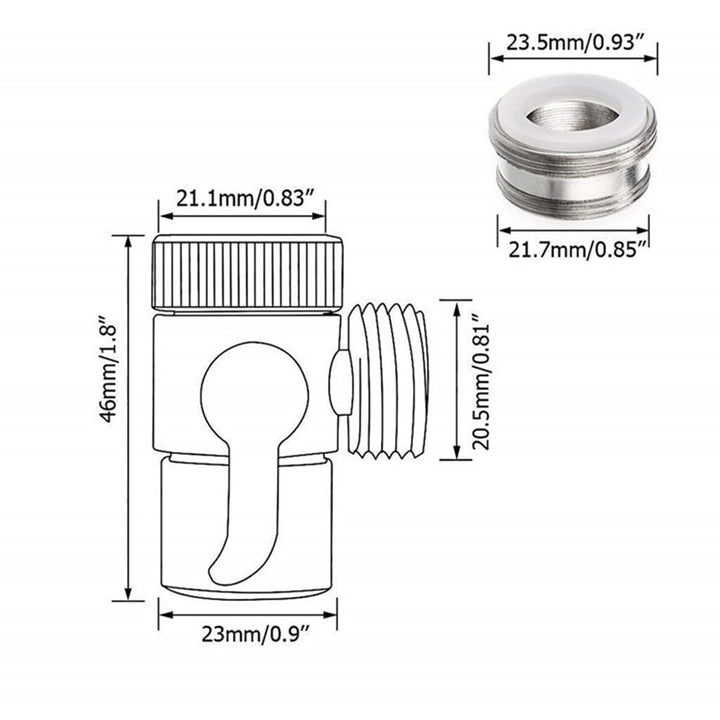 Universal Faucet Adapter Splitter | Bowlift