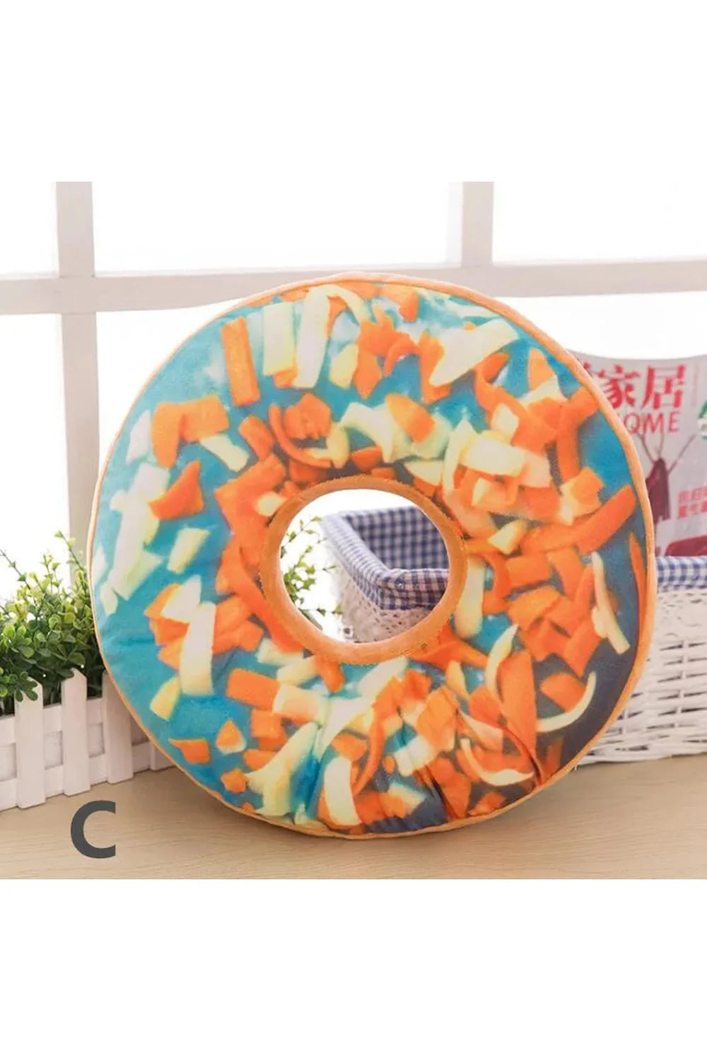 Plush Round Cushion | Bowlift