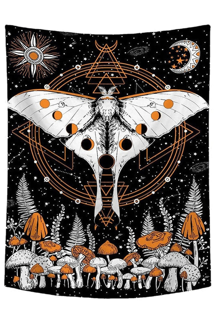 Moth Art Wall Tapestry | Bowlift